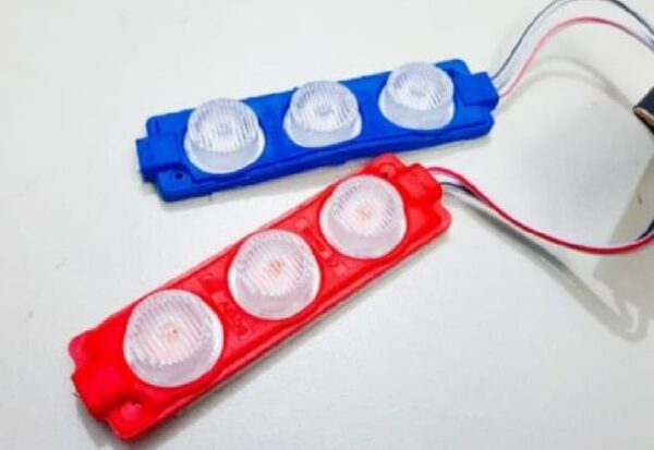 red and blue flasher light universal product for car and motorcycle - Image 2