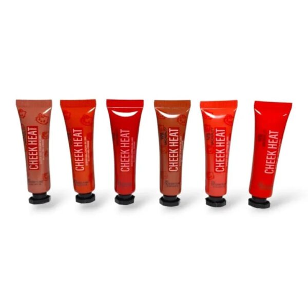 pack of 6 cheek heat shimmer gel-cream blush, - Image 5