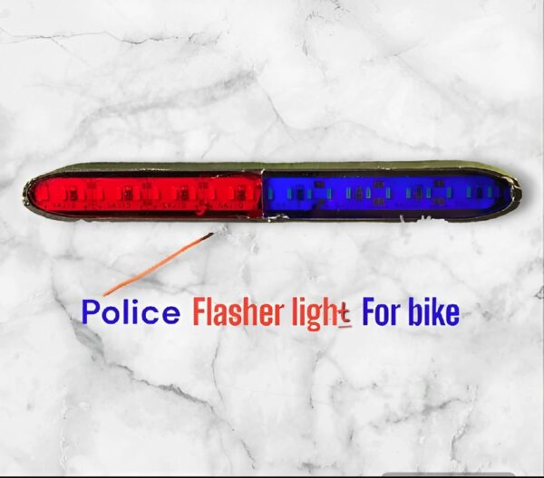 warning emergency police light | accessories lighting bullet | motorcycle strobe light |dolphin all bikes - Image 2
