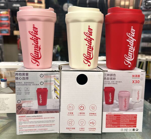 coke cup humidifier car home usb aroma diffuser summer flame air coke cup cool mist bedroom study room mini humidifier  (random color) - Image 2