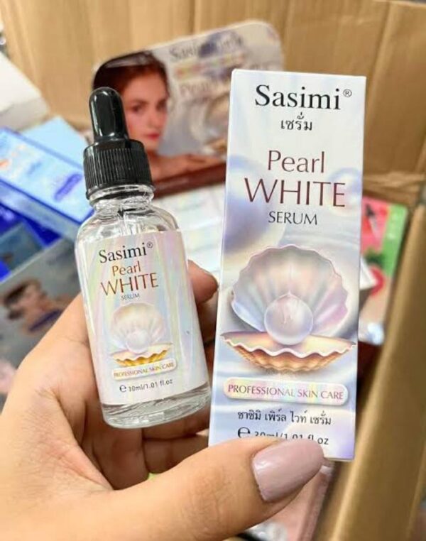 korean glass skin pearl white serum (30 ml) - Image 3