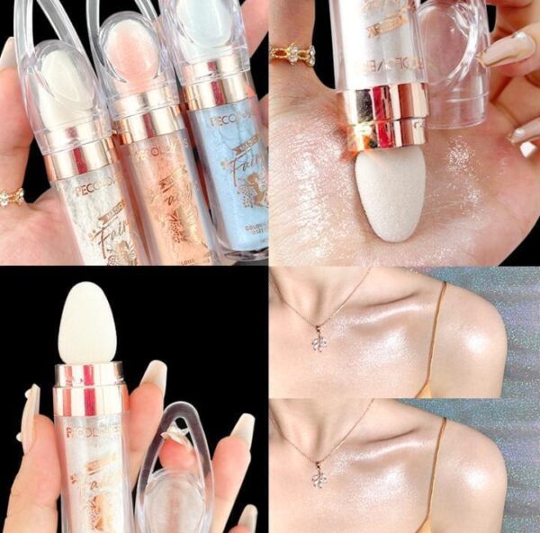 shimmer highlighter  (random color)