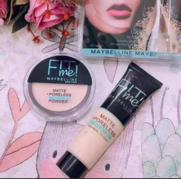 fit me foundation and face powder gift pack