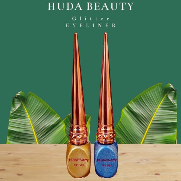 (pack of 2 ) huda beauty  glitter eyeliner