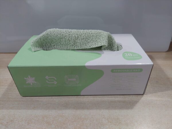 microfiber cleaning reusable clothes | multifunctional kitchen rags super absorbent wipes - 20pcs/box (random color) - Image 2