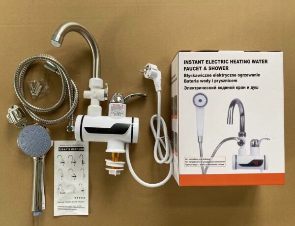 (with  shower) electric hot water heater faucet kitchen instant heating tap water