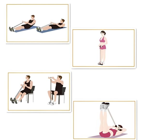 tummy trimmer single spring bally fat burner|   home gym workout  for weight loss (random color) - Image 4