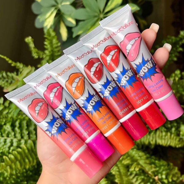 (pack of 6 ) 6pcs peel off liquid lipstick waterproof & long lasting lip tint