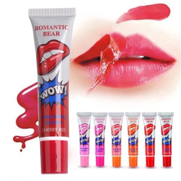 (pack of 6 ) 6pcs peel off liquid lipstick waterproof & long lasting lip tint - Image 7