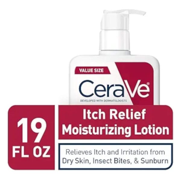 cerave itch relief moisturizing lotion with pramoxine hydrochloride for dry skin  (237ml) - Image 3