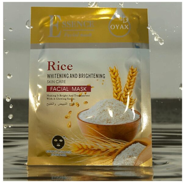 (pack of 6 ) rice moisturizing face mask 30ml - Image 2