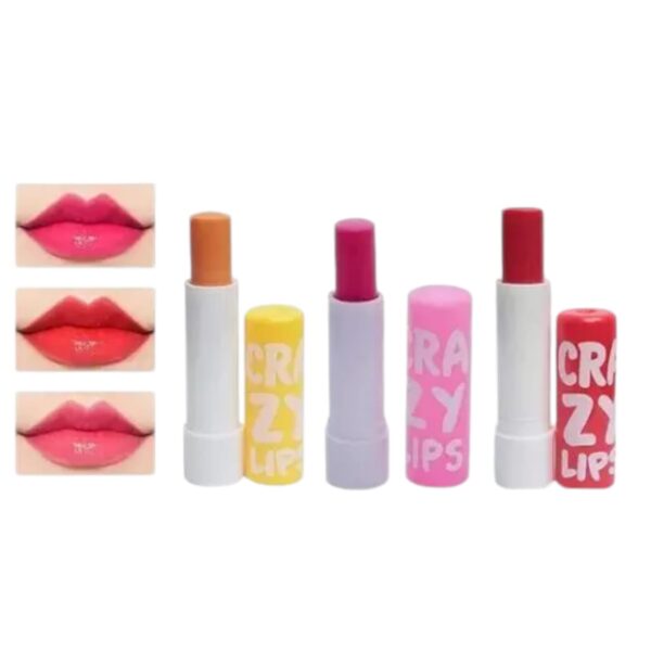 12 pc crazy lips lip balm ( multicolour ) - Image 5