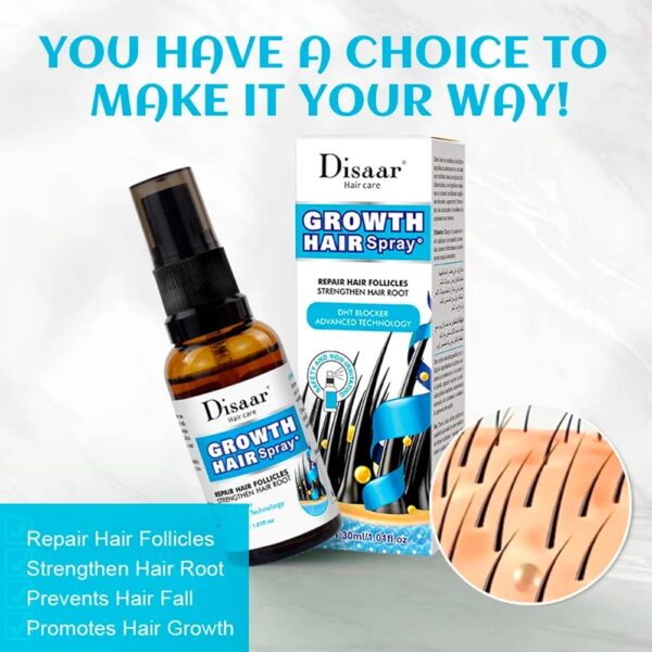 original growth hair oil spray repair follicles strengthen hair root dht blocker nourishing 30ml - Image 5
