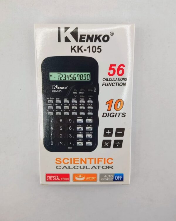 kenko scientific calculator kk-105 function with time - Image 3