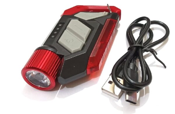 7 in 1 multifunctional mini led flashlight keychain cob work lights type-c rechargeable pocket torch outdoor camping emergency lamp - Image 3
