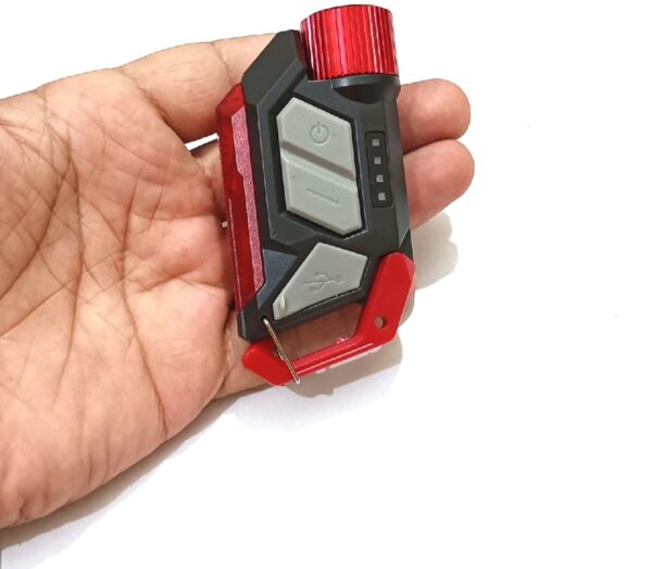 7 in 1 multifunctional mini led flashlight keychain cob work lights type-c rechargeable pocket torch outdoor camping emergency lamp - Image 4