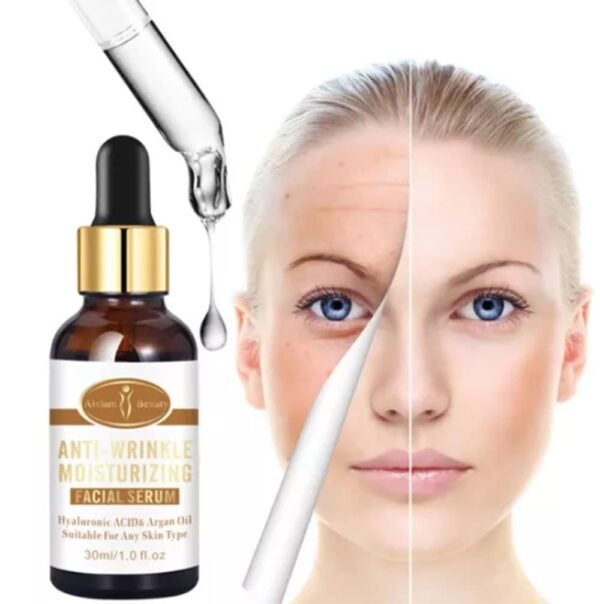 aichun beauty anti-wrinkle moisturizing facial serum - hyaluronic acid, argan oil - 2in1 care - 30ml