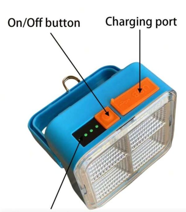 small solar-powered led camping & outdoor lantern with super long endurance, suitable for tent and emergency use, can be charged and hung up (random color) - Image 2