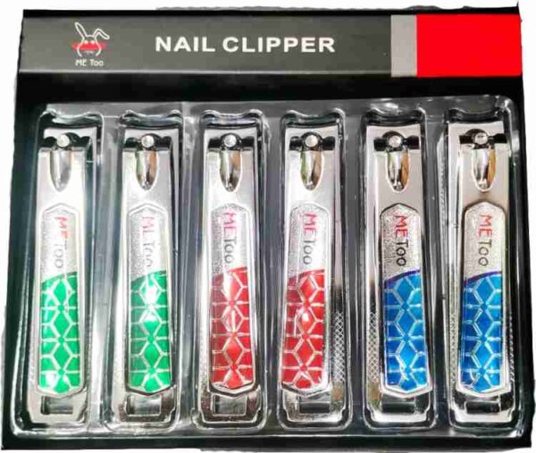 6pcs me too nail cutter multicolor