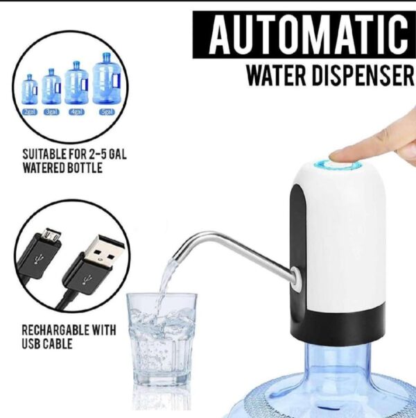 electric water dispenser portable automatic electric water pump drinking bottle switch usb rechargeable water pump machine