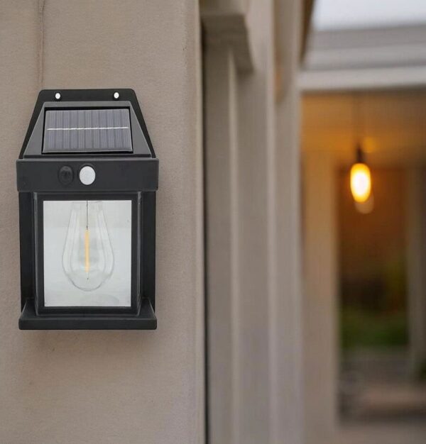 solar tungsten filament lamp - outdoor waterproof intelligent induction wall lamp for courtyard, garden, villa lighting, and night light - Image 6