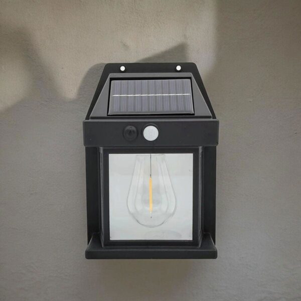 solar tungsten filament lamp - outdoor waterproof intelligent induction wall lamp for courtyard, garden, villa lighting, and night light - Image 5