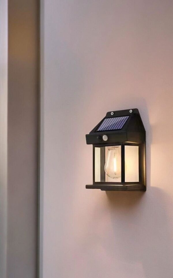 solar tungsten filament lamp - outdoor waterproof intelligent induction wall lamp for courtyard, garden, villa lighting, and night light - Image 7