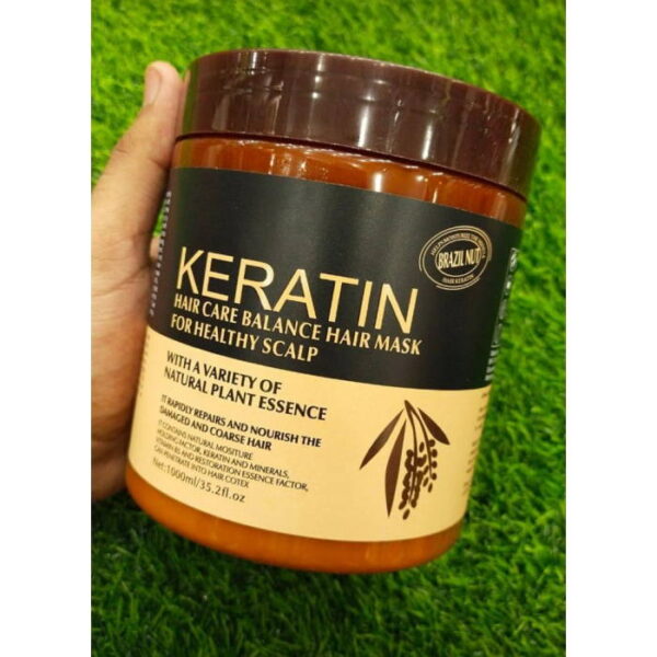 brazil nut keratin hair mask - keratin hair treatment (500ml) - Image 3