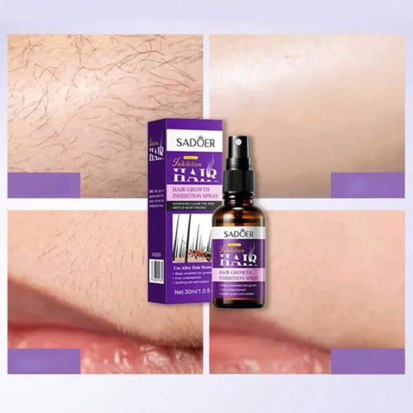 sadoer anti-underarm and leg hair growth inhibition spray for women 30ml - Image 3