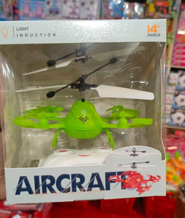 child palm induction aircraft remote control helicopter toy for kids (random color) - Image 6