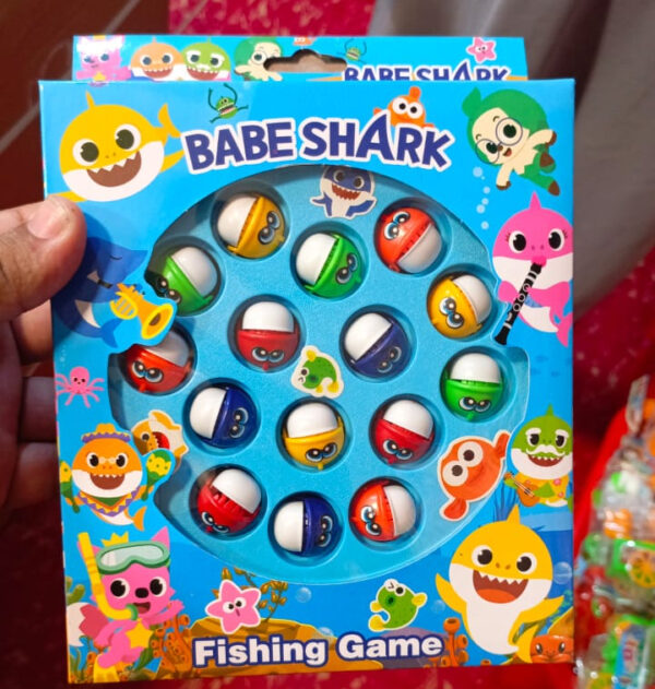 babe shark fishing game fish catching kids play set (random color) - Image 2
