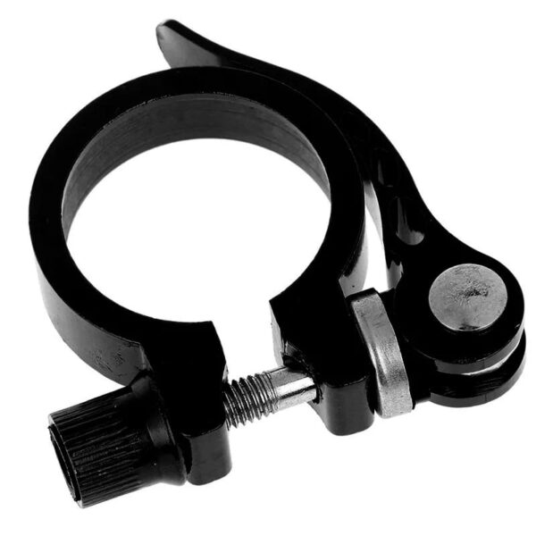 bicycle seat post clamp | bike seat rod lock (black) - Image 3