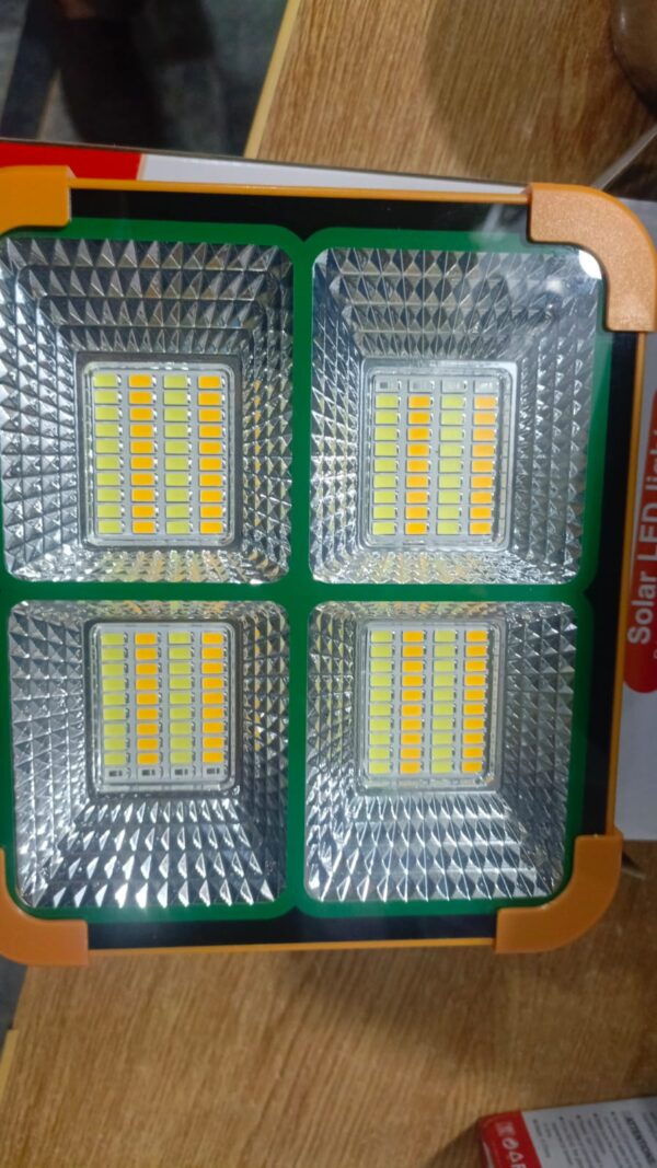 outdoor led flood light with solar panels (model d08l) - Image 5