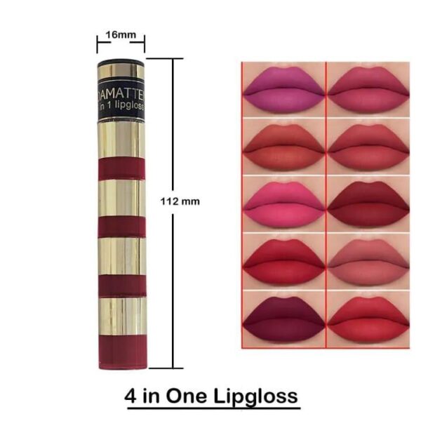 4 in 1 glossy lip gloss (random color) - Image 2