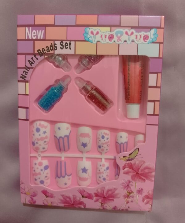 kids nail art set & shimmer