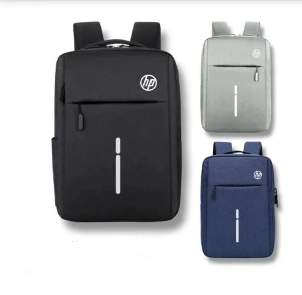 laptop bag hp & dell logo value backpack  stylish sport bag for laptops, premium quality and long-lasting durability - Image 3