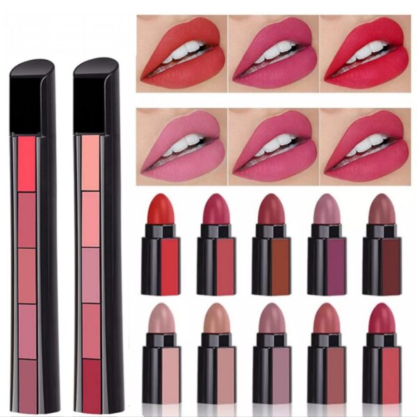 ks one 5-in-1 lipstick  | five shades in one| long lasting, matte finish
