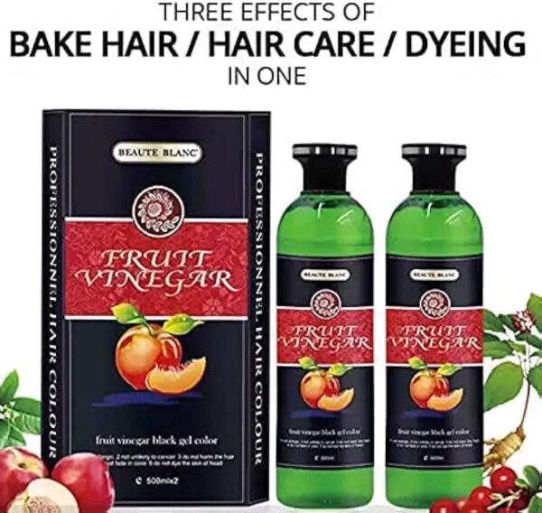 aravli beaute blanc fruit vinegar black gel color,  500 ml