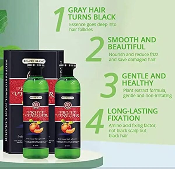 aravli beaute blanc fruit vinegar black gel color,  500 ml - Image 5