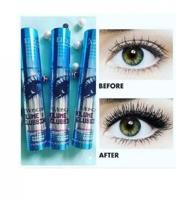 heng fang volume clubbing mascara long lasting eye makeup tear and sweat proof- black (random color) - Image 2