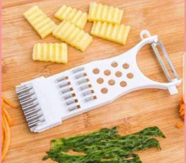 multifunctional fruit vegetables peeler grater shredder cutter - pack of 3 (random color) - Image 2