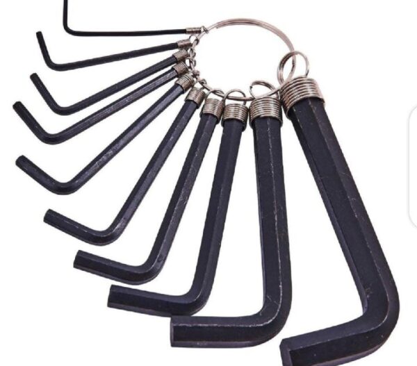 10 piece l shape key | allen key hex hand tool - Image 2