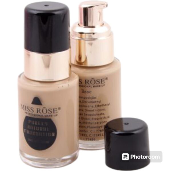 miss rose professional natural foundation  30ml - Image 4