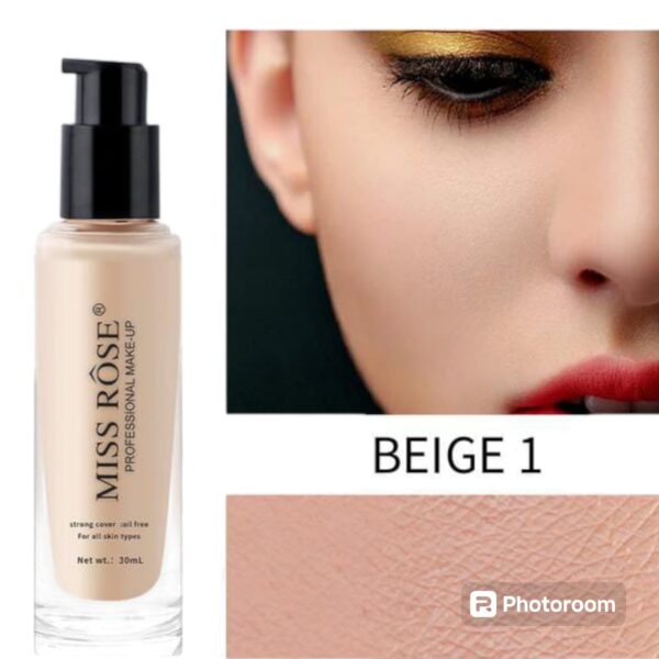 miss rose long lasting foundation 30ml - Image 5