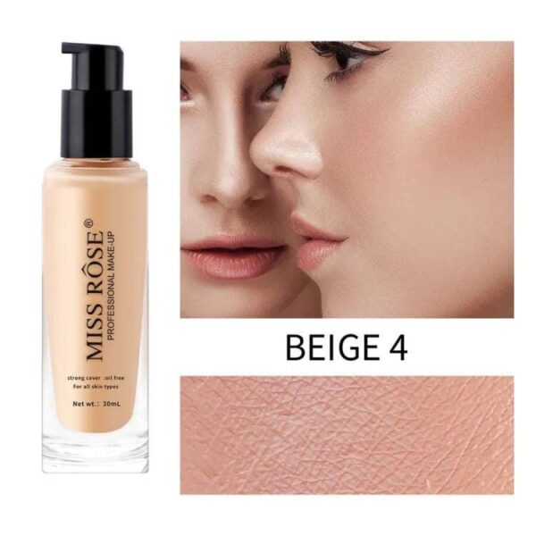 miss rose long lasting foundation 30ml - Image 2