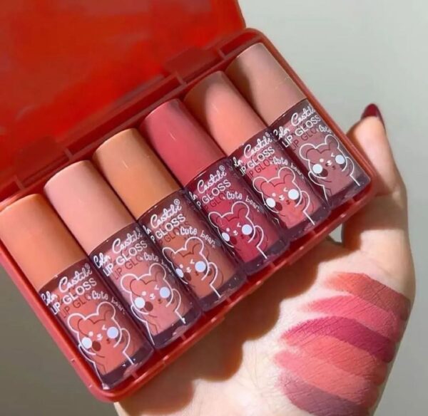 6 in 1 pack color castle nude lip gloss - Image 5