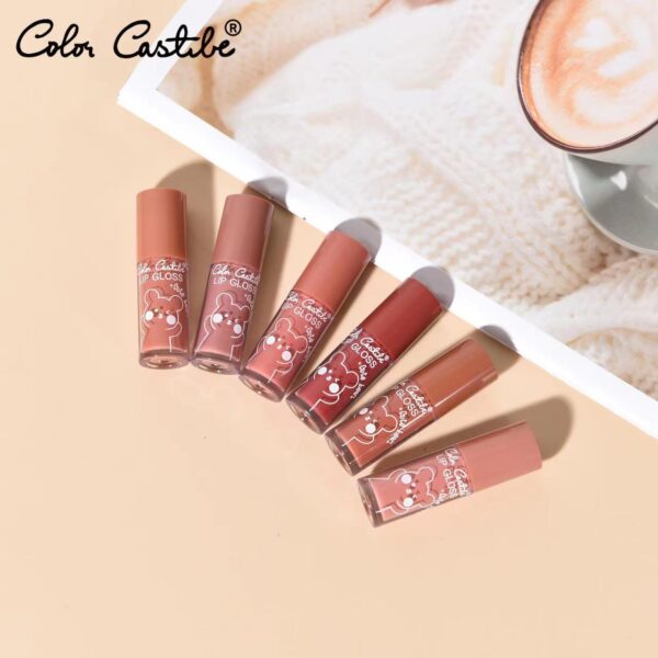 6 in 1 pack color castle nude lip gloss - Image 4