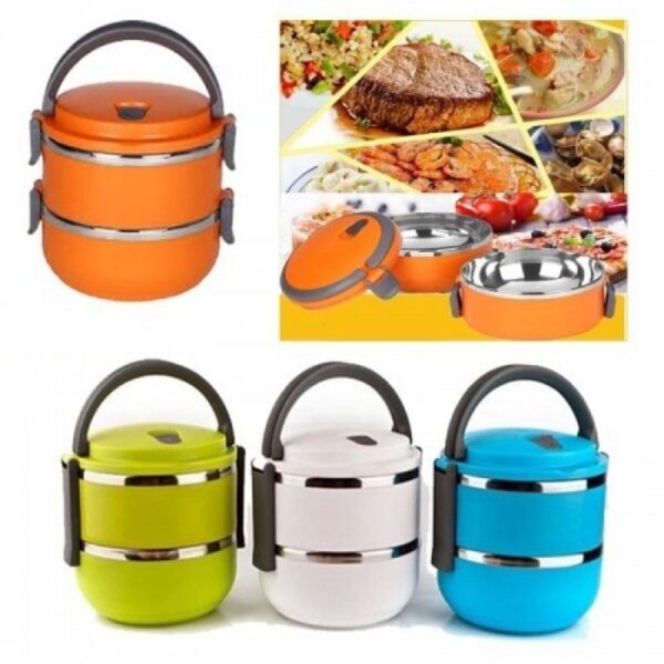 1 layer easy portable lunch box ·non-toxic, health and safety (random color) - Image 4