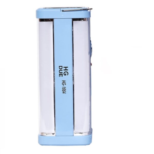 solar rechargeable lantern light best emergency flash light for home & outdoor - hg-1664 (random color) - Image 4