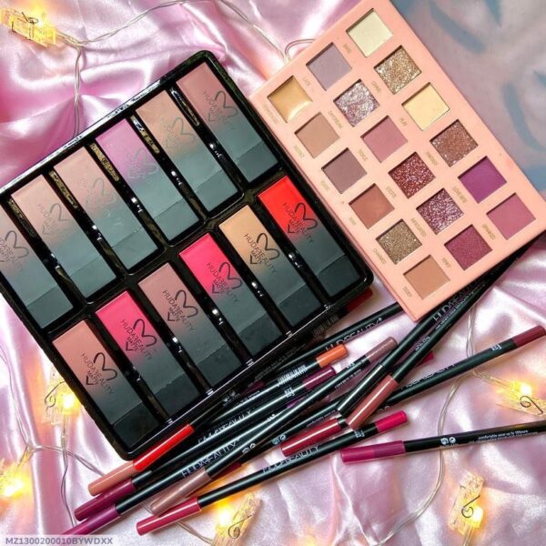 huda beauty eye & lip makeup bundle deal